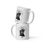 White Glossy Minimal Zodiac Birth Flower Mug, thumbnail 5 of 6