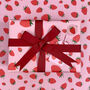Luxury Strawberry Wrapping Paper/Gift Wrap, thumbnail 1 of 10