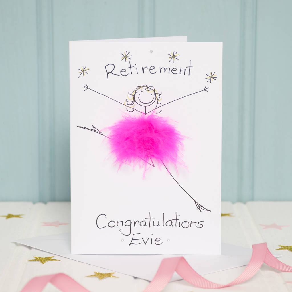 handmade personalised retirement card by all things brighton beautiful ...