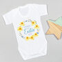Personalised First Easter Wreath Bodysuit, thumbnail 2 of 6