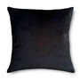 Luxury Velvet Cushion With Piping Autumn Graphite And Gold, thumbnail 7 of 7