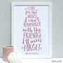 Personalised Best Friends Print, thumbnail 2 of 7