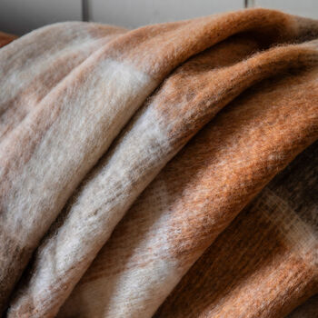 Check Wool Throw, 2 of 3