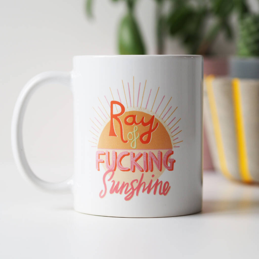 Ray Of Fucking Sunshine Mug By Sweetlove Press 