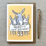 Funny Donkey Birthday Card, thumbnail 1 of 2