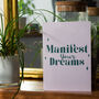 'Manifest Your Dreams' Motivational Print, thumbnail 1 of 9