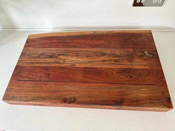 Large Wooden Chopping Board 50cm Butchers Block Board, 3 of 8