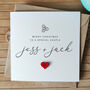 Personalised Christmas Card For Couple, thumbnail 1 of 4
