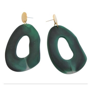 Statement Green Earrings, 2 of 2
