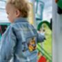 Personalised Baby/Toddler Denim Jacket With Tiger, thumbnail 9 of 11