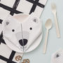 Origami Cotton Napkins : Polar Bears Set Of Four, thumbnail 1 of 7