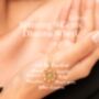 Spinning Nine Gemstones Dharma Wheel Necklace, thumbnail 2 of 12