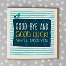 good bye and good luck card by molly mae | notonthehighstreet.com