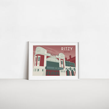 Ritzy Cinema Brixton Travel Poster Art Print, 4 of 6
