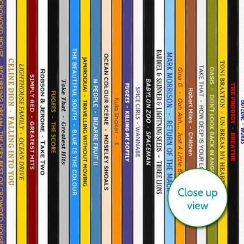 Personalised 30th Birthday Print Music Gift Year 1996, 3 of 8