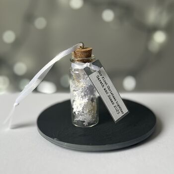 Miniature Christmas Snowflake Personalised Decoration, 7 of 12