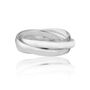 Knightsbridge Sterling Silver Russian Wedding Ring, thumbnail 3 of 4