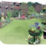 Personalised Garden Illustrated Print, thumbnail 8 of 9