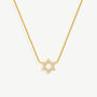 Gold Or Silver Women's Dainty Star Of David Pendant Necklace, Celestial Jewellery Gift For Her, thumbnail 2 of 6