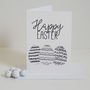 Monochrome Easter Card, thumbnail 1 of 3
