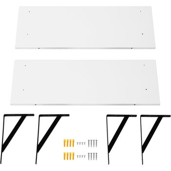 Set Of Two Floating Wall Shelves For Display, 6 of 7