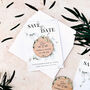 Botanical Save The Dates Magnet Wedding Cards, thumbnail 3 of 10