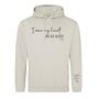 Personalised I Wear My Heart On My Sleeve Unisex Hoodie With Names On Sleeve, thumbnail 5 of 5