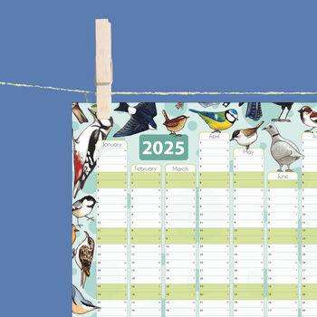 2025 Garden Birds Wall Calendar And Year Planner, 2 of 5