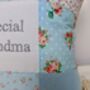 Special Grandma Cushion   Blue And Pink, thumbnail 6 of 11