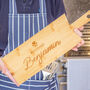Personalised Master Chef Bamboo Serving Board, thumbnail 2 of 5