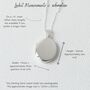 Personalised Oval Sterling Silver Large Locket Necklace, thumbnail 8 of 12