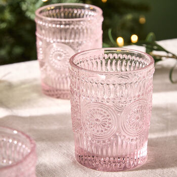 Set Of Four Armas Rose Tumblers, 4 of 5