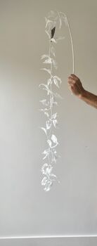 Artifical Glitter Hanging Leaves, 6 of 8