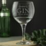 Personalised Gin And Tonic Balloon Glass, thumbnail 4 of 4