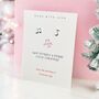 Merry Little Christmas Sterling Silver Music Note Earrings, thumbnail 1 of 7