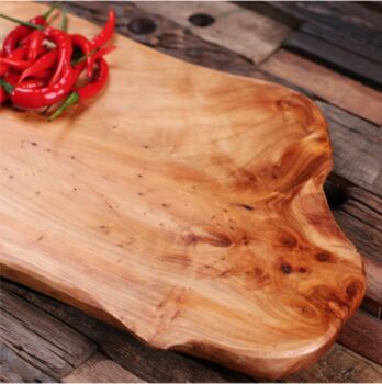 Personalised Cedar Wood Chopping Board, 3 of 4