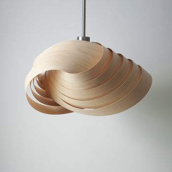 Ebb And Flow Wooden Knot Lampshade, 5 of 6
