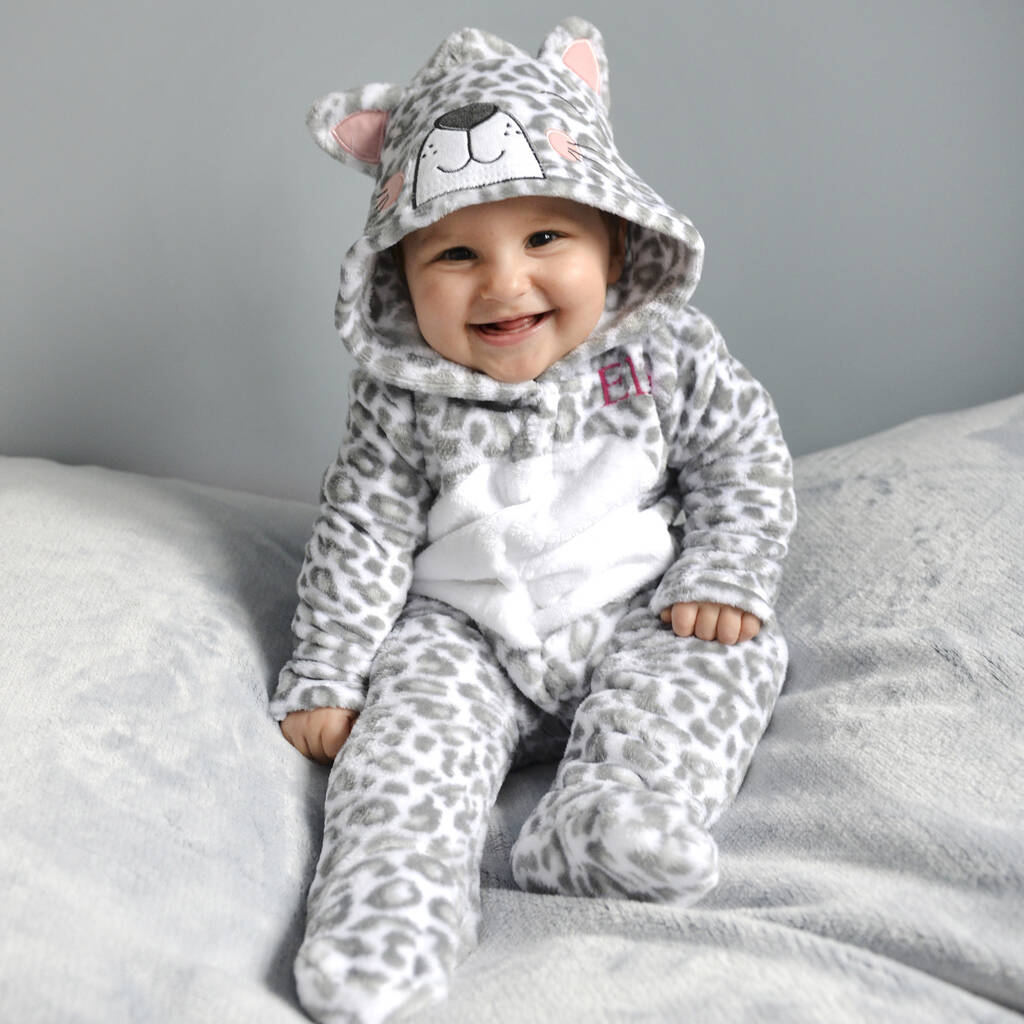 Leopard onesie child sale