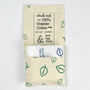 Organic Cotton Hankies Set Of Three In A Fabric Bag, thumbnail 8 of 12