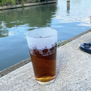 Fishing Glass Pint Glass, 3 of 3