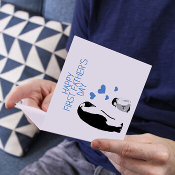 First Father's Day Penguin Card, 2 of 2