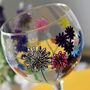 Wildflower Hand Painted Gin Glass, thumbnail 2 of 8