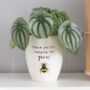 Thank You For Helping Me Grow Ceramic Plant Pot, thumbnail 1 of 3
