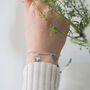 Birth Flower Charm Bracelet, thumbnail 1 of 5