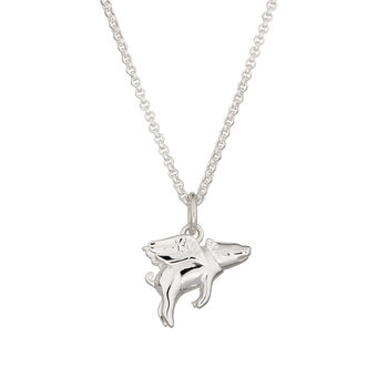 Flying Pig Necklace, Sterling Silver Or Gold Plated, 11 of 12