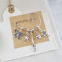 Silver Butterfly Garden Charm Brooch, thumbnail 4 of 7