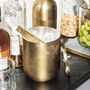 Brass Ice Bucket With Tongs, thumbnail 2 of 2