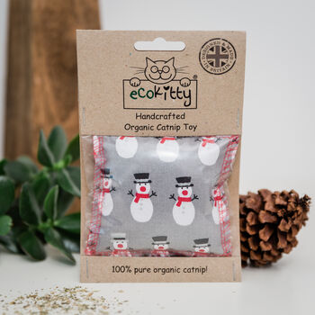Handcrafted Organic Catnip Christmas Toy Fun Range, 4 of 7