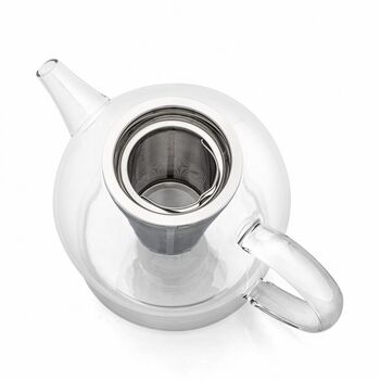 Glass Teapots Minuet Design Stainless Steel Filter, 6 of 8