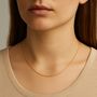 9ct Yellow Gold Medium Diamond Cut Curb Chain – 16in To 24in, thumbnail 2 of 10